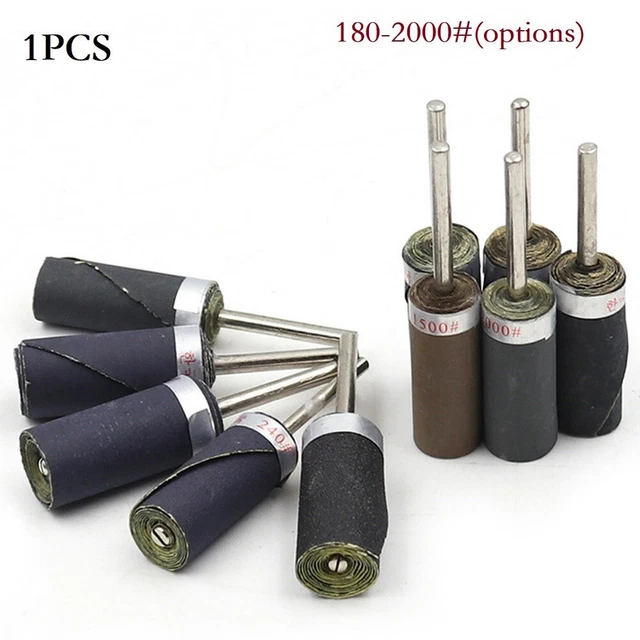 Grinding Head Sandpaper Stick Power Tool Die Grinder 12mm Diameter 53mm Length