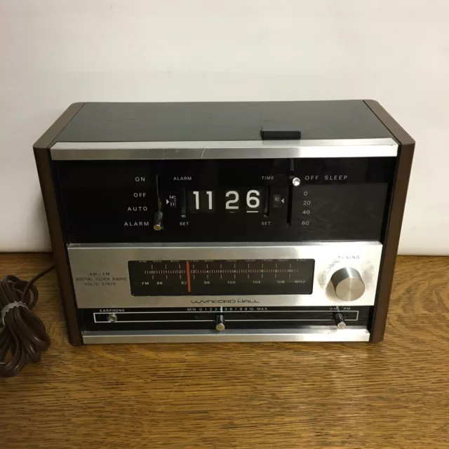 Wynford Hall AM/FM Digital Clock Radio Solid State Model No.NSI-1083 Tested Work