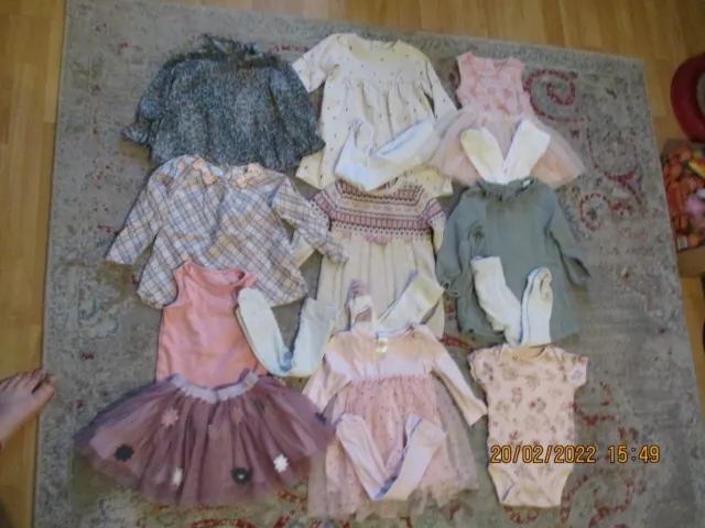 Baby Girls Clothes Bundle Age 9-12 Months