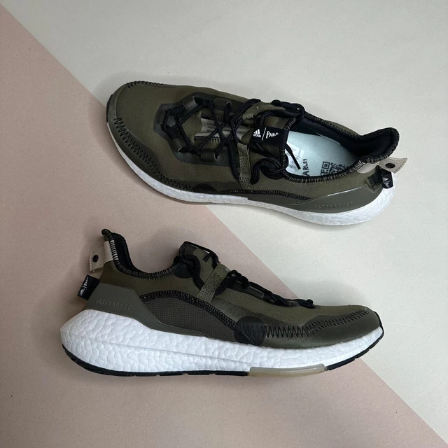 adidas Ultra Boost 21 X Parley Focus olivgrün UK 8,5 EUR 42 2/3 US 9 G55649