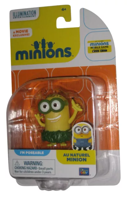 Despicable Me Minions Movie AU NATUREL MINION Figure 2"~NEW~