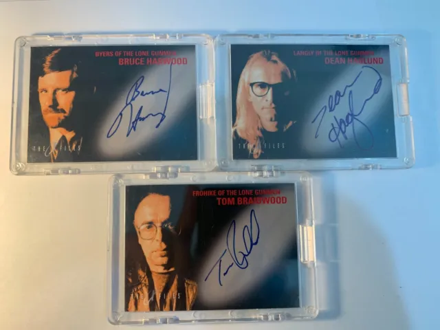 1998 Topps X-Files Fight The Future Autograph Cards