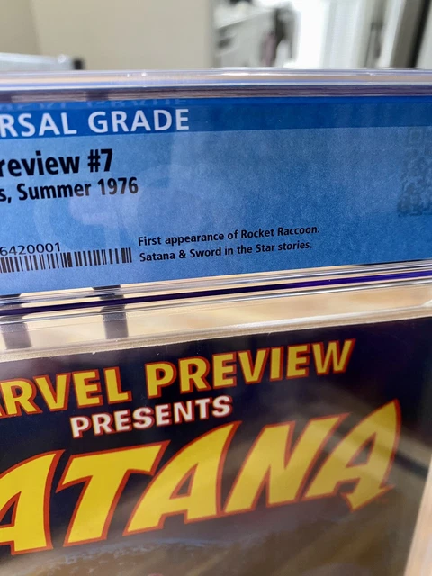 1976 Guardians Galaxy Marvel Preview 7 CGC 6.5 1st Rocket Raccoon Appearance 🔑 3
