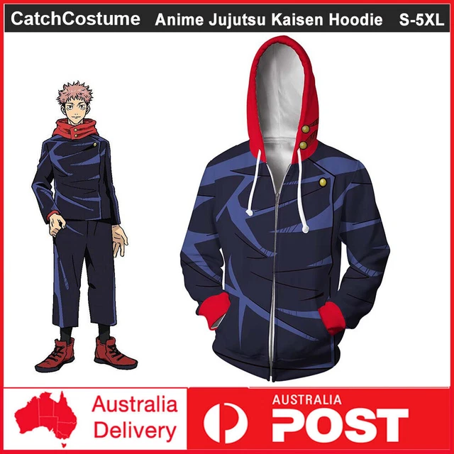 thumbnail image 2 of Itadori Yuuji Hoodie | Neko_Animestore 2 of 14