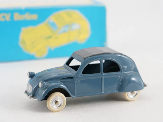 IXO CITROEN 2 CV AZU NOUVEAU CAPOT 1961 CREME NIVEA 1/43 EME NEUF BOITE