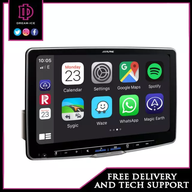 Alpine Ilx-F115D Halo 11 Dab Bluetooth Apple Carplay Android Auto 11" Screen