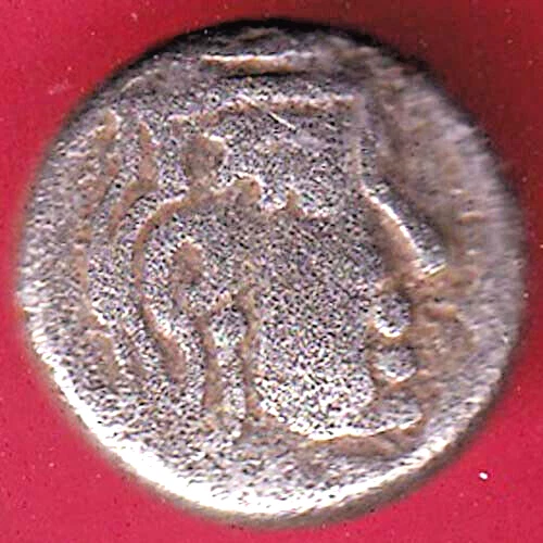 Ancient India Vallabhi Dynasty Kings Portrait Rare Silver Coin #Y36