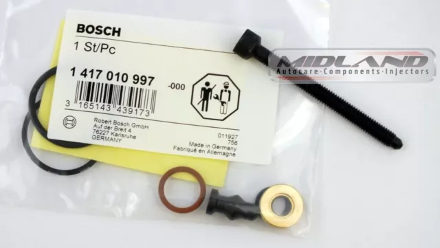 Genuine Bosch Pd Injector Seat Kit & Stretch Bolt 1417010997 Audi Seat Skoda Vw