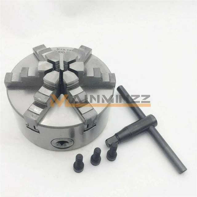 1PCS 6-jaw 5" Lathe Chuck 125mm Self-Centering 3000rpm Metalworking Clamp Chuck