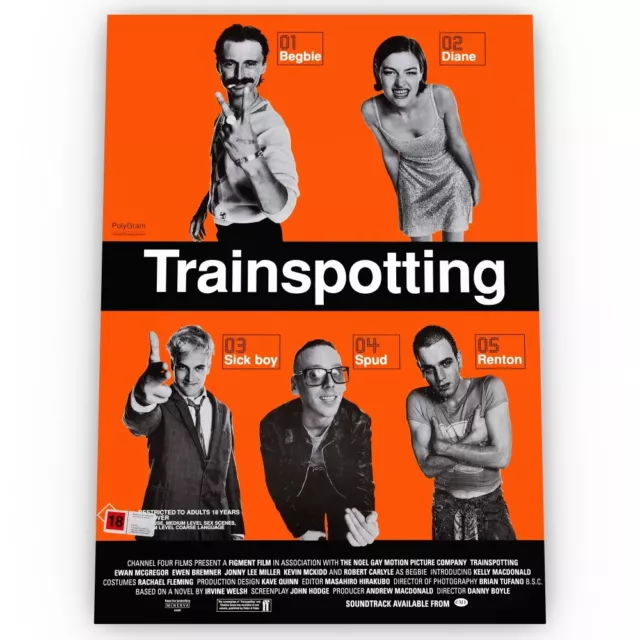 Trainspotting Movie Poster Satin High Quality Archival Stunning A1 A2 A3