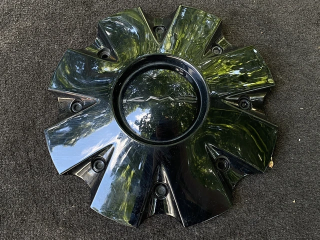 Custom KMC KM651 Slide Gloss Black Center Cap 841L210S1 S1904-04