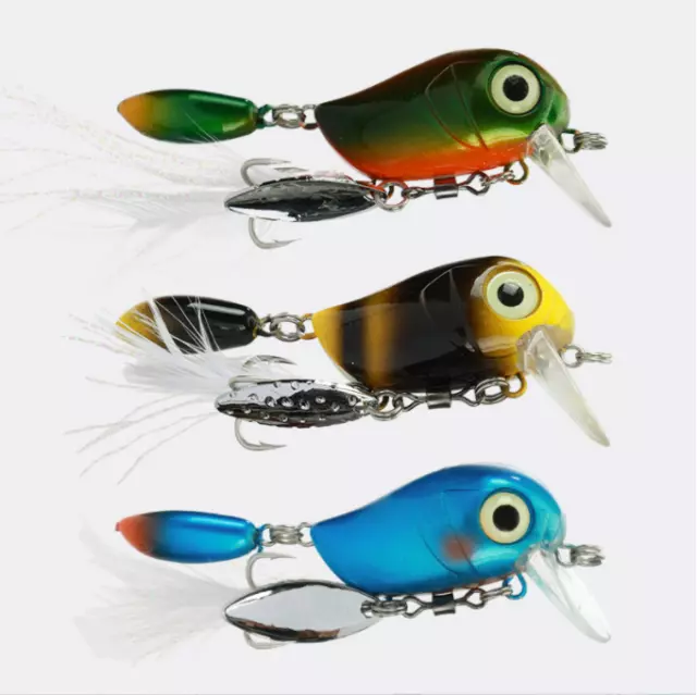 Carp Fishing Spinner Jig Lures Spin Tail 5g Bass Perch Trout Sea Pike Metal Bait