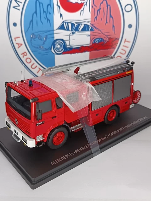 Miniature Alerte 1/43 - Renault K 6x4 CCMC GALLIN SDIS 28 - Camion Pompier Eure Et Loir