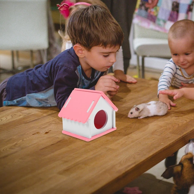 HAMSTER HIDEAWAY HOUSE Small Animal Hut Habitats for Living Space $22. ... - Animal Hideaways For Apartment Living