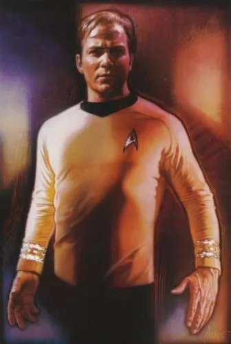 Star Trek William Shatner (half) ASTRONAUT Captain Kirk Poster Struzan 27x40 S/S