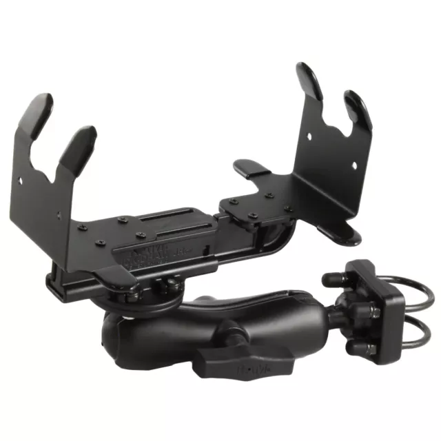 RAM Mount Quick-Draw Jr. Printer Cradle Double U-Bolt Rail Mount RAM-VPR-105-1