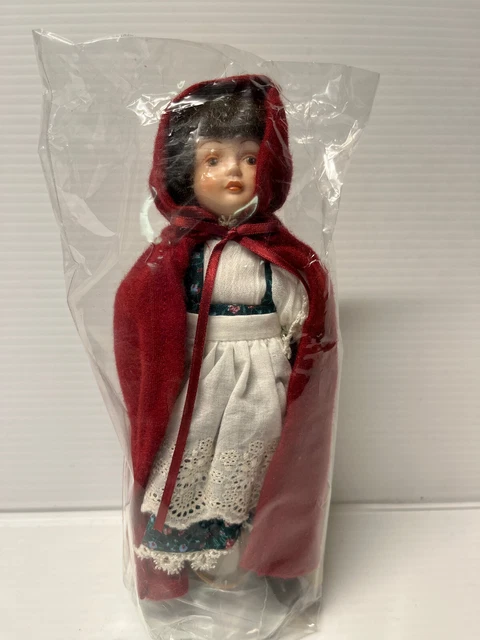 Vintage New Avon Vintage Little Red Riding Hood Fairy Tale Doll Collection 1985