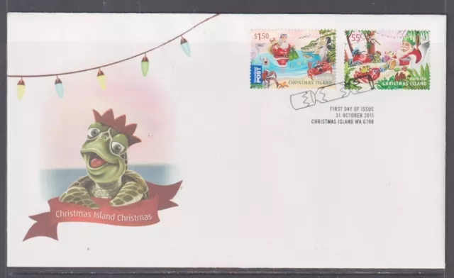 Christmas Island 2011 -  Christmas First Day Cover APM