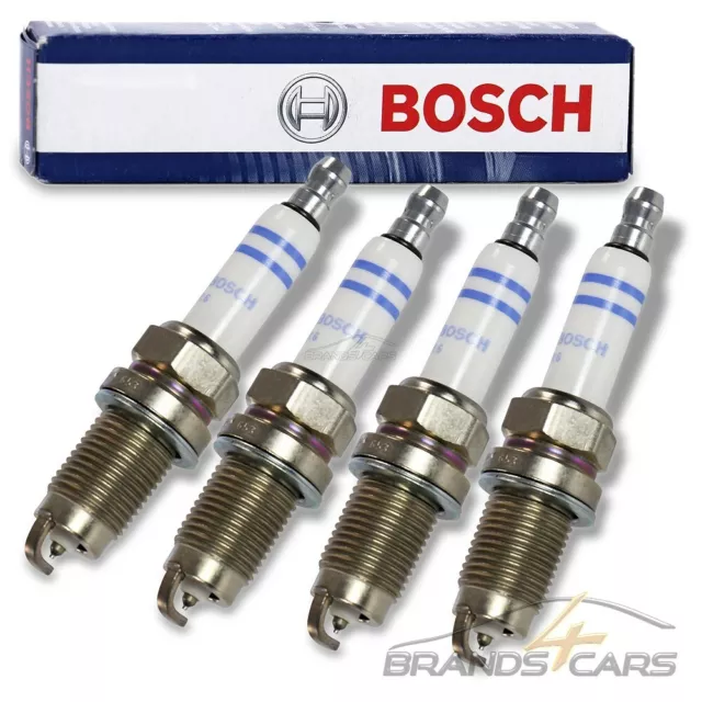 4x BOSCH ZÜNDKERZE FÜR AUDI A1 A3 SEAT SKODA VW GOLF 5 6 POLO TIGUAN 1.2 1.4 TSI