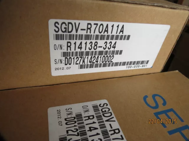 YASKAWA SGDV-R70A11A SERVO MOTOR SGDVR70A11A New Expedited Shipping One