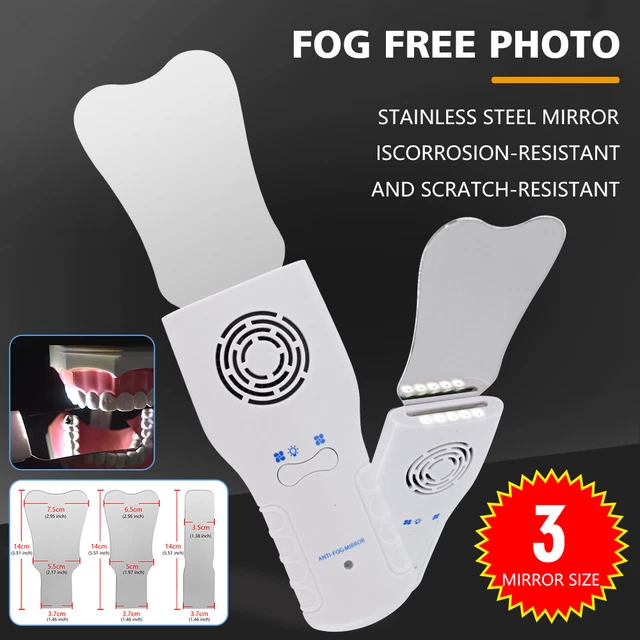 Dental Orthodontic Anti-fog Intraoral Mirrors oral photography Reflector NL
