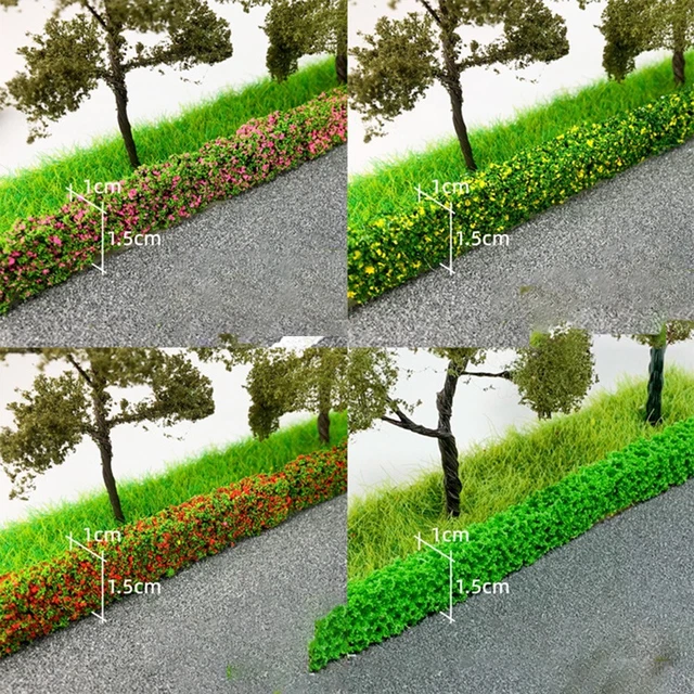 Rouleau De Tapis D'herbe Pour Modélisme - 33 X 100 Cm, Jaune, Pour Décors De Train Miniature Ou Dioramas - 9