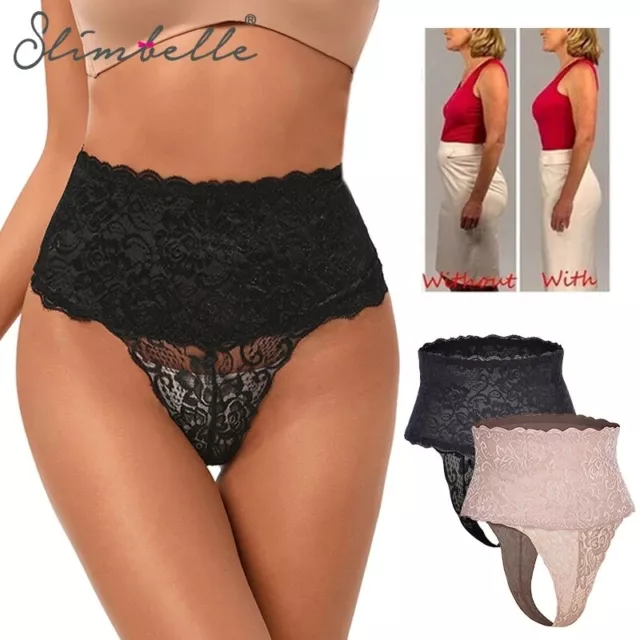 Women High Waisted Tummy Control Slimming Body Shaper Panties
