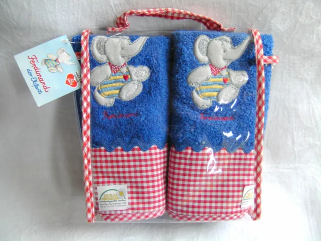 Die Spiegelburg HOME set regalo asciugamani da scuola materna Ferdinando l'elefante