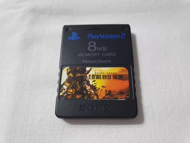 Carte mémoire PS2 Sony (officiel) 8 Mo, générique 32 Mo et 64 Mo