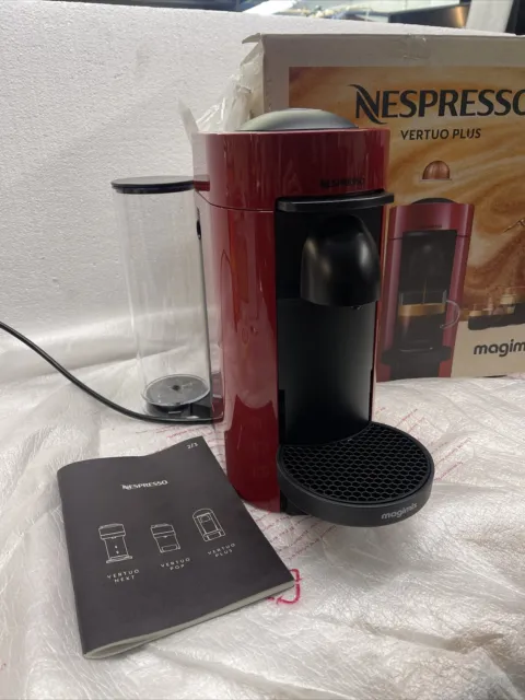 Nespresso by Magimix Vertuo Plus 11389 Pod Coffee Machine Red NO PODS