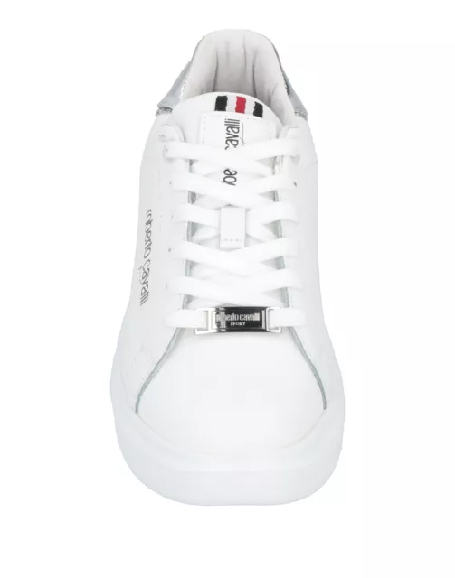 RRP€208 ROBERTO CAVALLI SPORT Sneakers US5 UK2.5 EU35 Contrast Leather ...