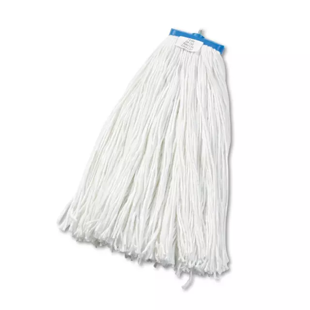 UNS 724R BWK724RCT Cut-End Lie-Flat Wet Mop Head, Rayon, 24 Oz., White (Pack of