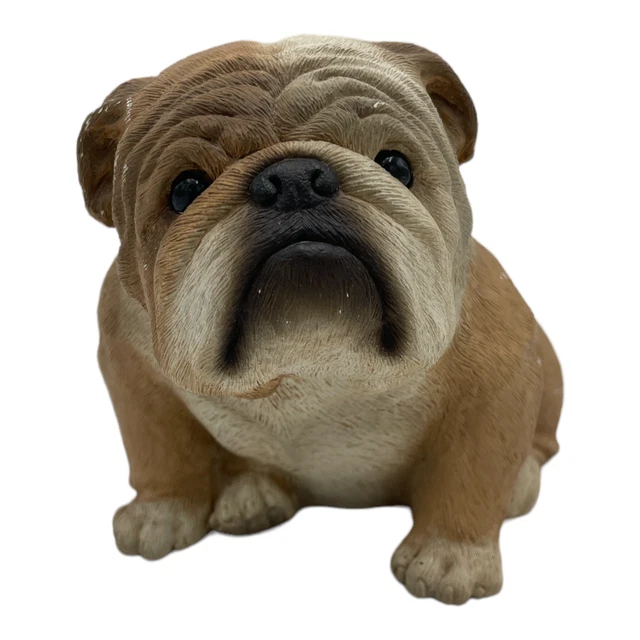 Vintage SANDICAST #179 Fawn Bulldog  Sculpture Figurine 1984