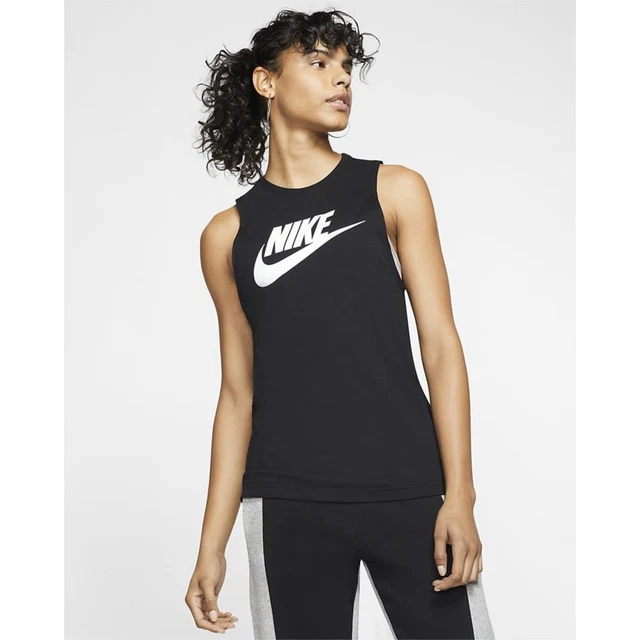 Canotta  Donna Nike Nero Cw2206 010 Canotta Nero Donna