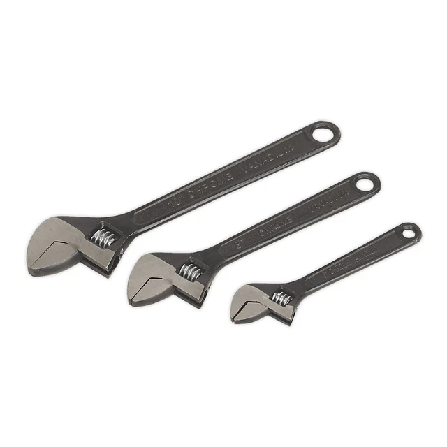 Sealey AK607 Clé Réglable Set 3pc Rouille Résistant