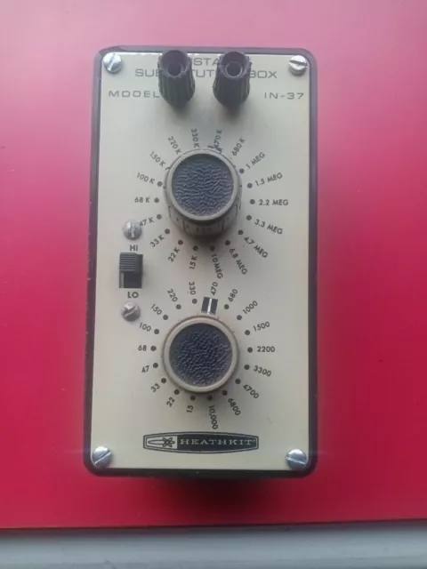 Vintage Heathkit Resistance Substitution Box◾Model IN-37