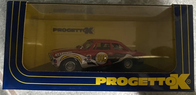 Progetto K 1/43 Alfa Romeo Giulia GTAM – Silverstone 1970 – Miniature Collection