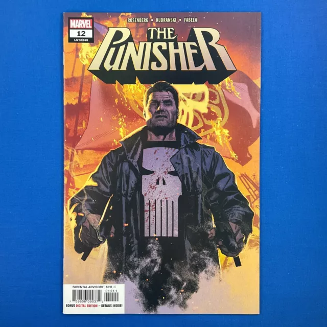 PUNISHER #12 LGY 240 vs BARON ZEMO Cover A First Printing Marvel Comics 2019