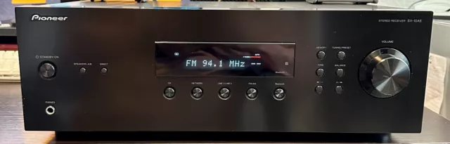 Pioneer Stereo Receiver Model SX-10AE w/Bluetooth, Network, Line1/2, AM/FM, CD Pioneer Stereo Receiver Model SX-10AE w/Bluetooth, Network, Line1/2, AM/FM, CD
