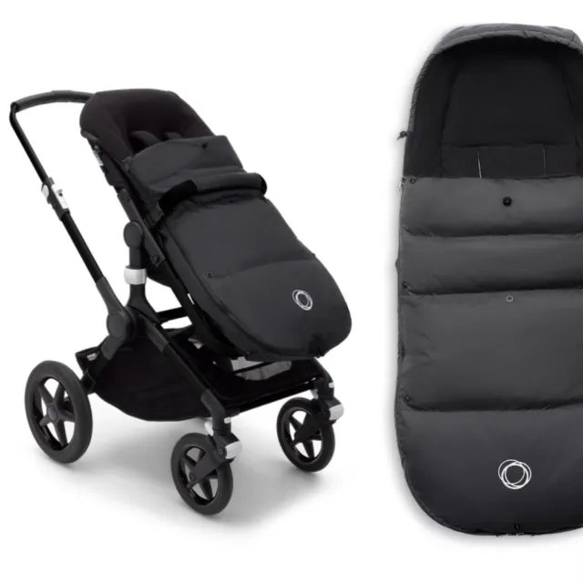 Bugaboo High Performance Winter Black Down Insulated Footmuff for Stroller
