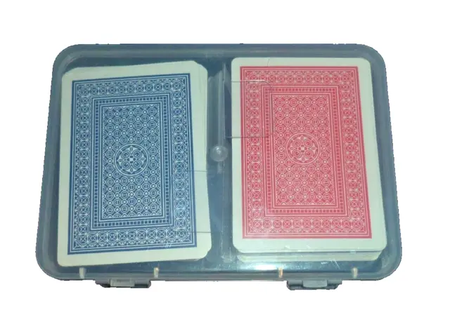 MPC Double Deck Clear Plastic Box (with playing cards)