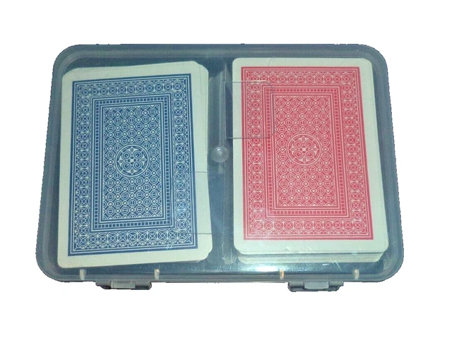 MPC Double Deck Clear Plastic Box (with playing cards)
