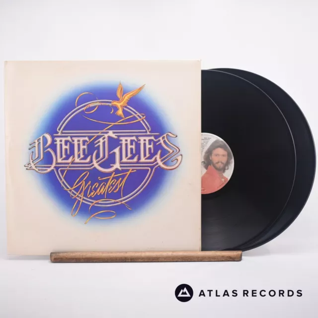 Bee Gees Greatest Embossed Sleeve Tri-Fold Sleeve Double LP Vinyl Record - EX/EX 2