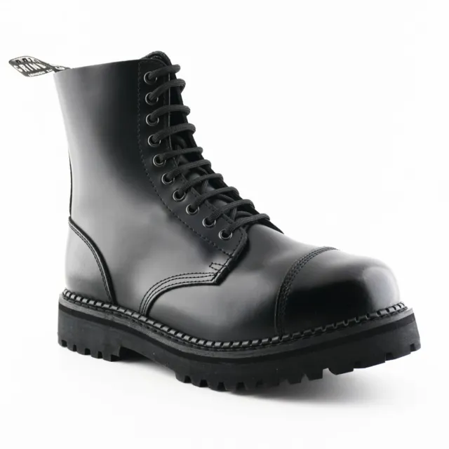 Grinders BullDog CS Black 10 Hole Men's Ladies Safety Steel Toe Boots