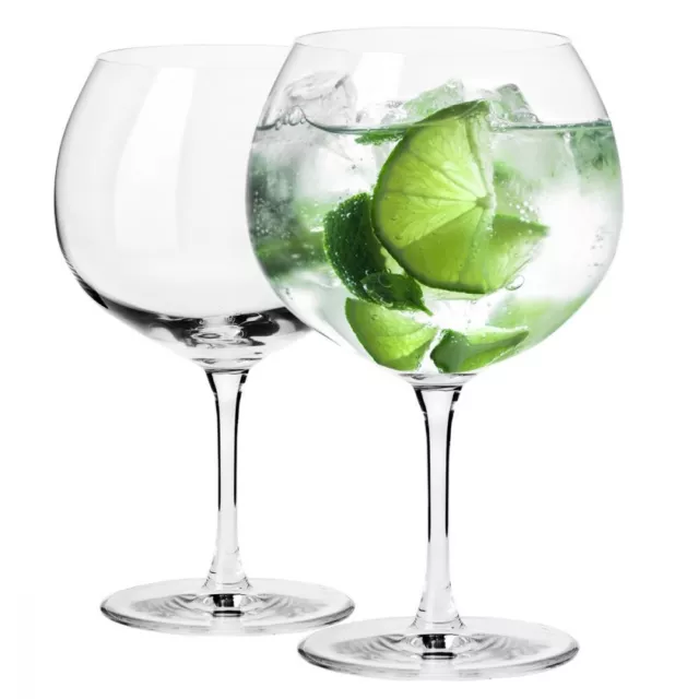 Krosno Duet Verres à Gin Tonic Eau Balloon | 670 ml | Lot 2 | Lave-vaisselle