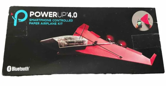 POWERUP 4.0 Paper Airplane Kit Bluetooth Next Generation Smartphone Controlled
