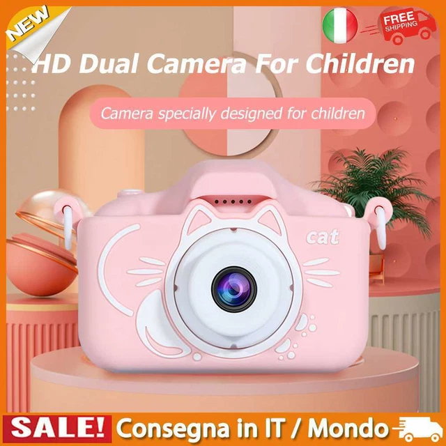 IT Digital SLR Camera Educational Toys Cartoon Cat HD Camera with 32GB Card (Pin