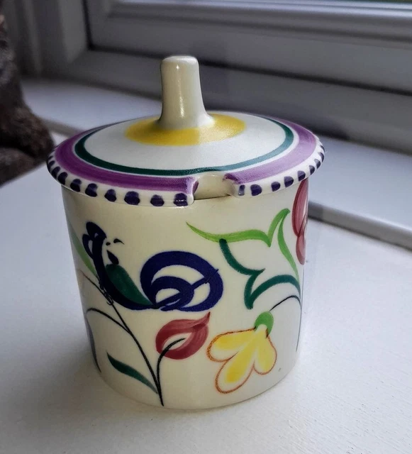 Poole pottery conserve jam pot