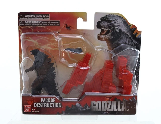 Bandai Godzilla Pack Of Destruction #39511 red buildings NRFP READ 2014