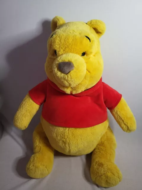 Disney 15" Winnie The Pooh Plush Soft Toy Cuddly Bear Excellent Pre-loved Condit